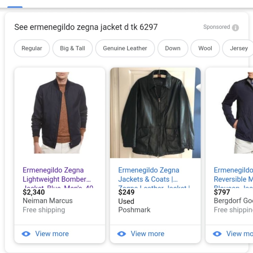 Ermenegildo Zegna light weight bomber Jacket